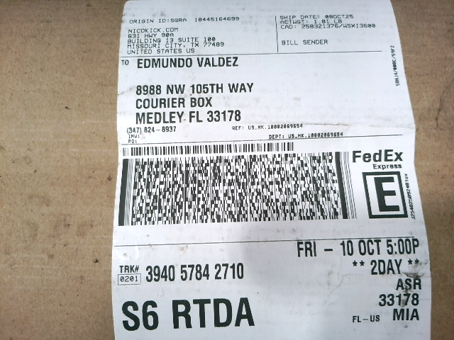 Fedex Control Number JC 2015 Ver 1.0